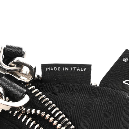 Prada Re-Nylon Saffiano Re-Edition 2000 Double Zip Crossbody Bag Black 9 of 16
