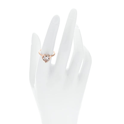 Irene Neuwirth 18K Pink Gold Morganite Heart Ring 54 7 2 of 6
