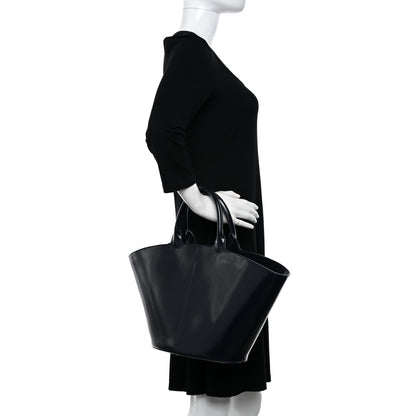 The Row Polished Vegetable Tanned Calfskin To Go Bag 3 of 9