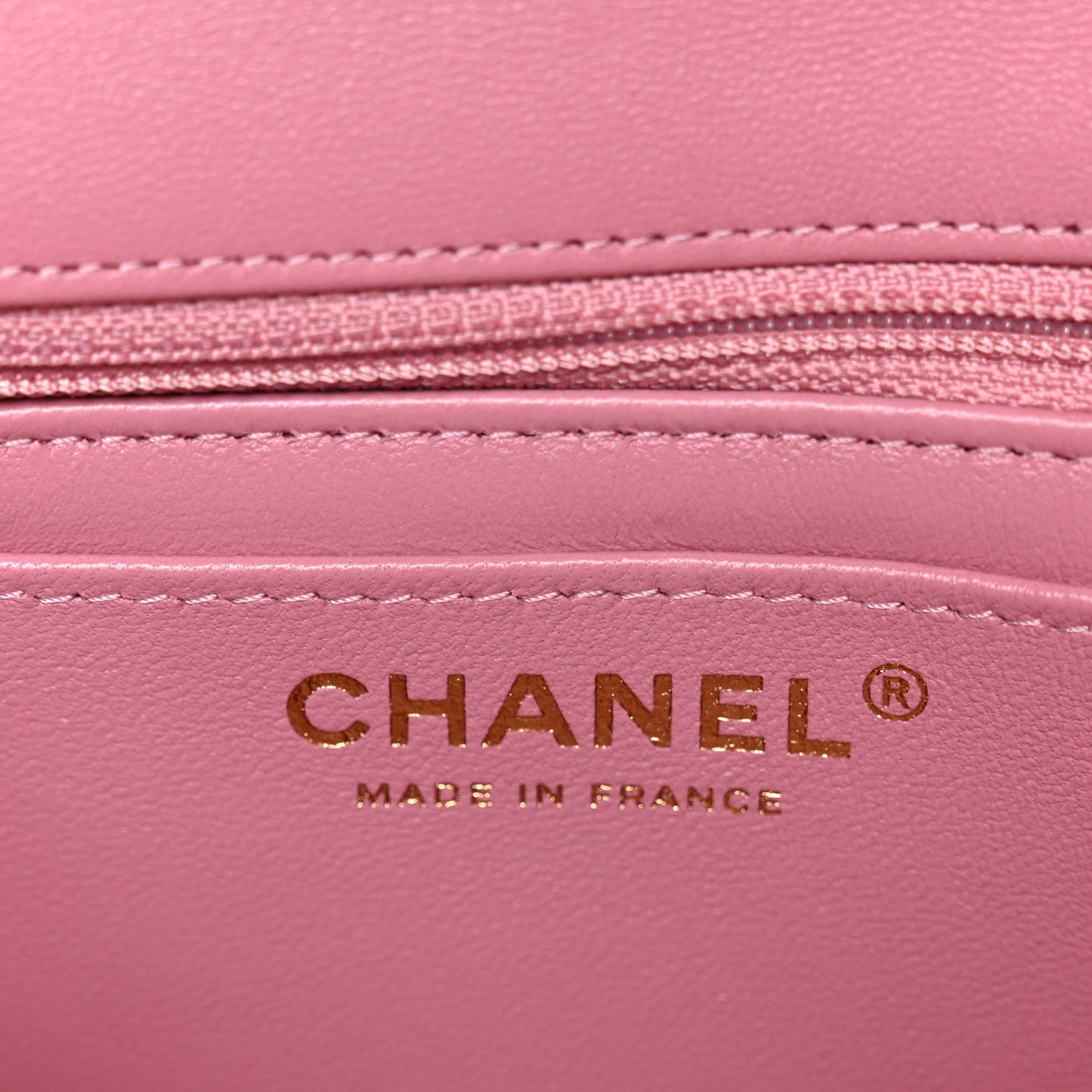 Tweed Quilted Mini Rectangular Flap Pink