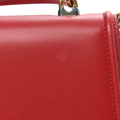 Dolce & Gabbana Smooth Calfskin Small Devotion Envelope Top Handle Bag Red 10 of 11