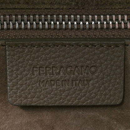 Salvatore Ferragamo Calfskin East West Tote Bag Clay 7 of 10