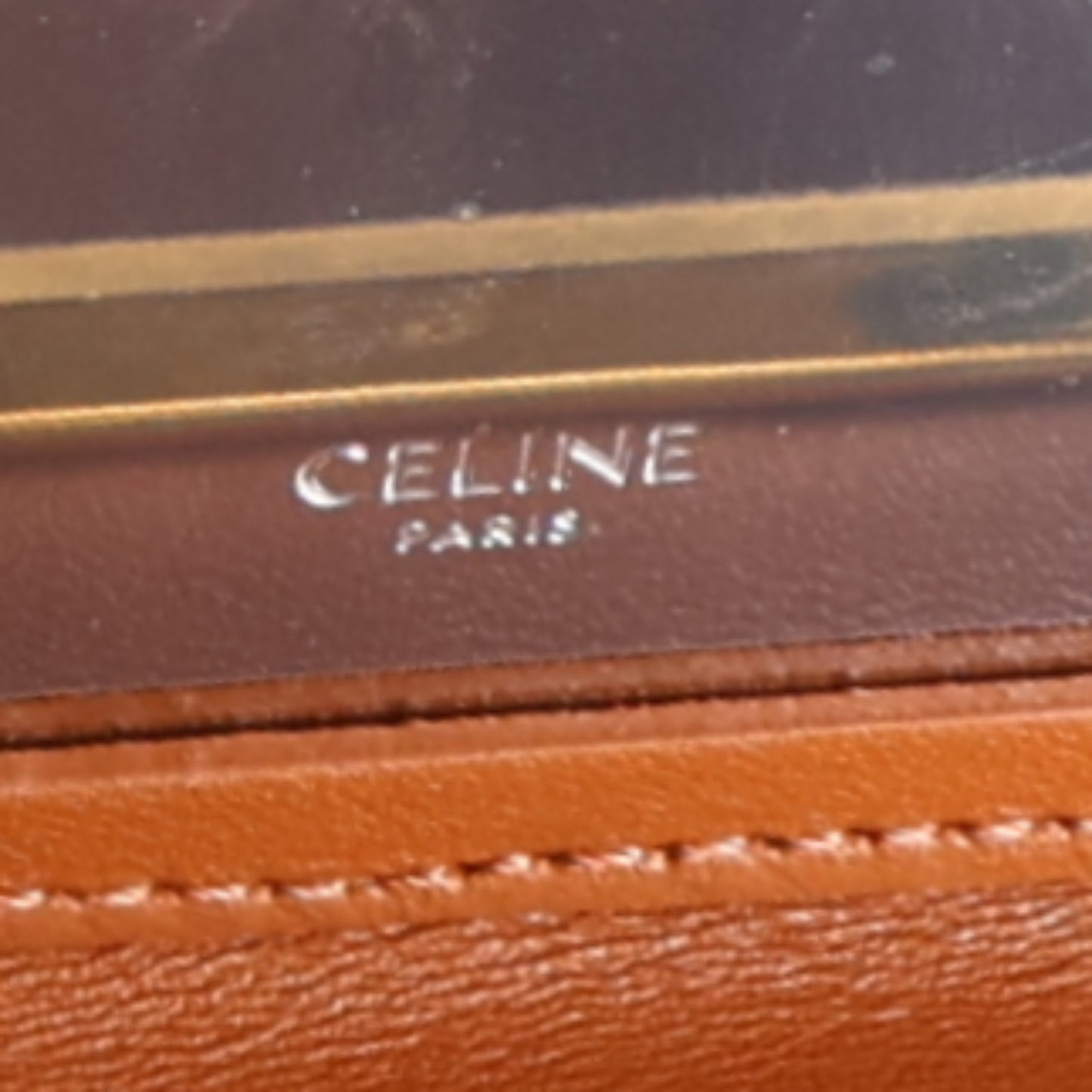 Calfskin Triomphe Cube Frame Bag
