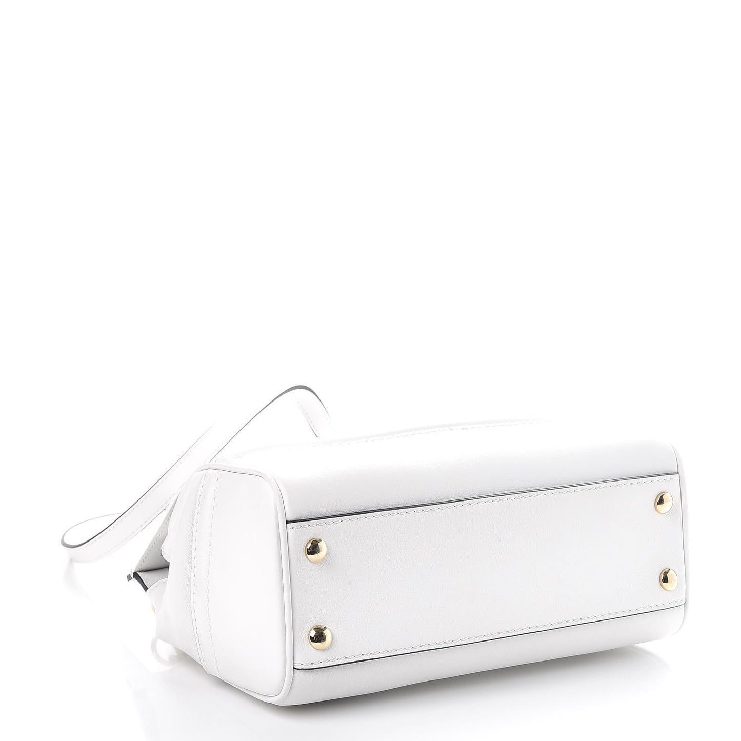 Calfskin Medium Palazzo Empire Bag White