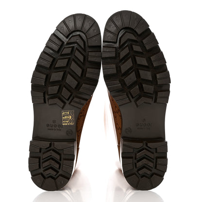 Gucci Rubber Monogram Edinburg Rain Boots 39 Transparent Cocoa 5 of 9