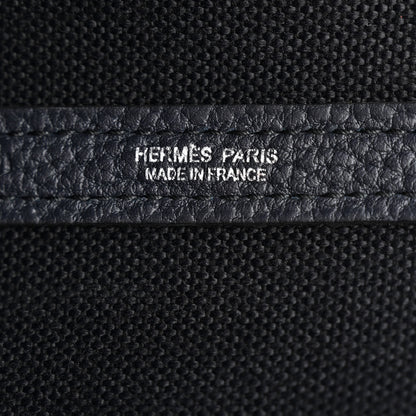 Hermes Toile H Negonda Garden File 28 Black Bleu Indigo 6 of 10