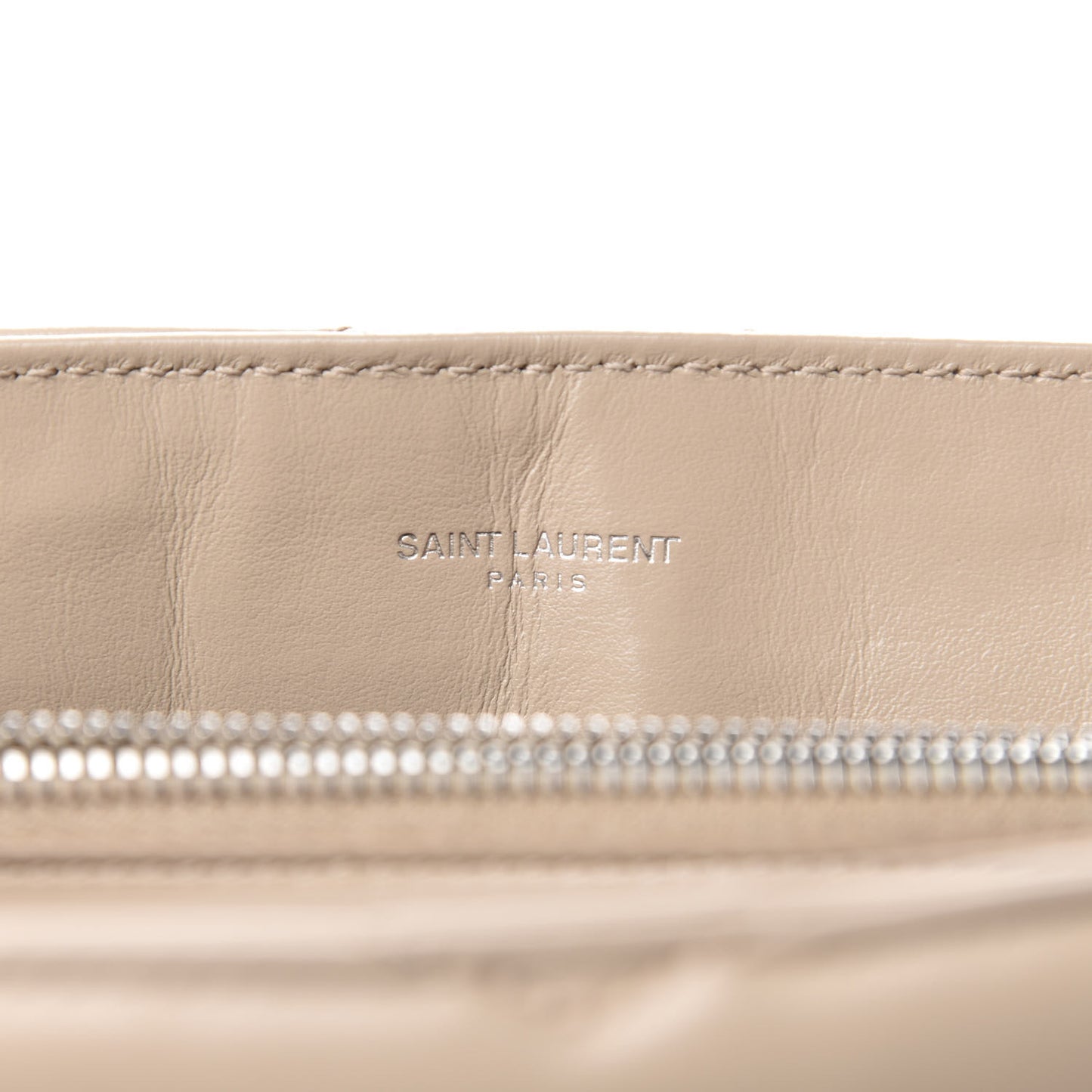 Calfskin Y Quilted Monogram Medium Loulou Chain Satchel Dark Beige