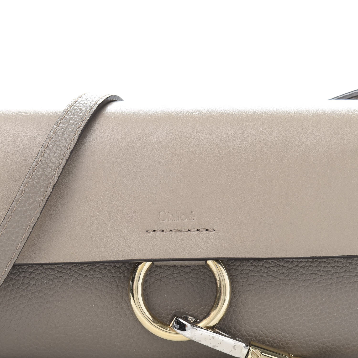 Chloe Calfskin Mini Faye Shoulder Bag Motty Grey 12 of 12