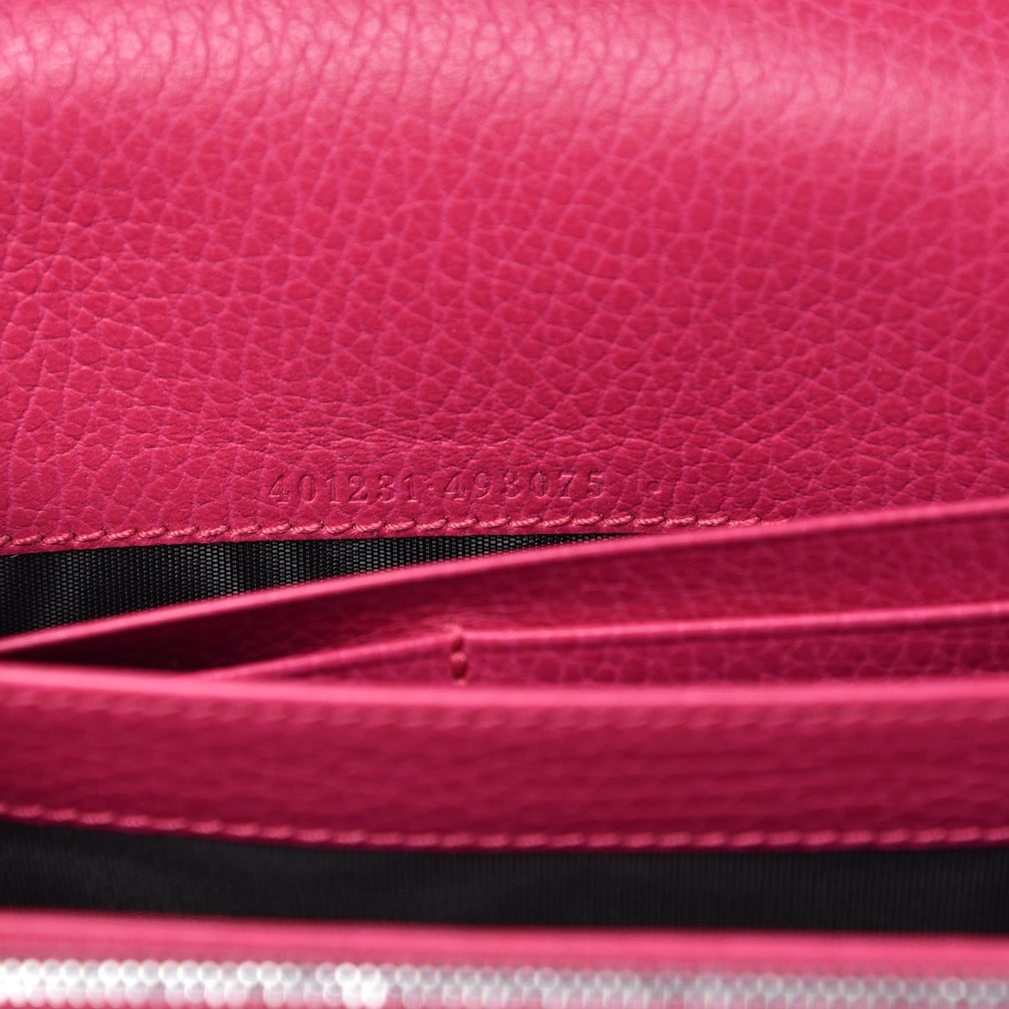 Dollar Calfskin Crystal Mini Dionysus Chain Wallet Box Pink