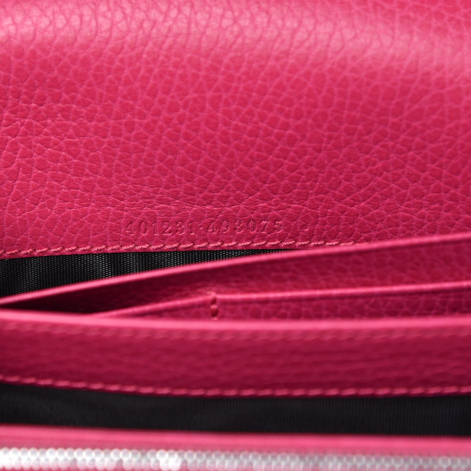 Gucci Dollar Calfskin Crystal Mini Dionysus Chain Wallet Box Pink 7 of 9