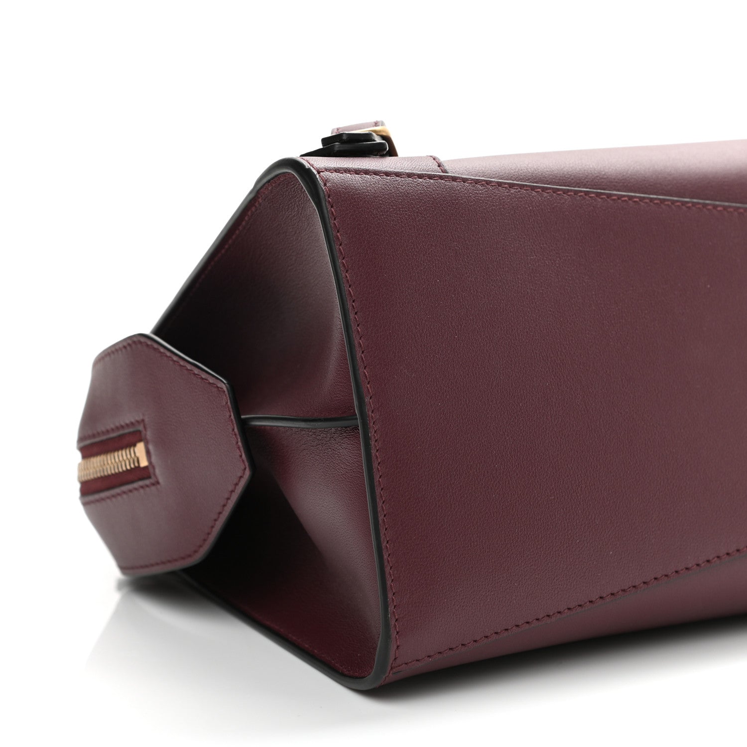 Balenciaga Smooth Calfskin Brass Hardware Neo Classic S City Burgundy 9 of 10