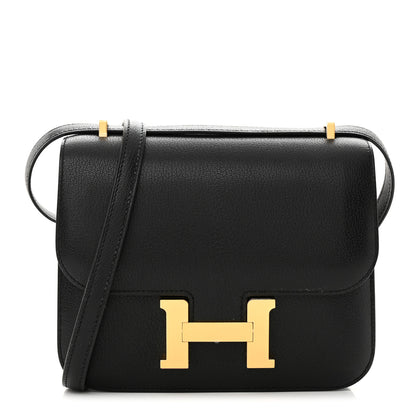 Hermes Chevre Mysore Constance 18 Black 1 of 12