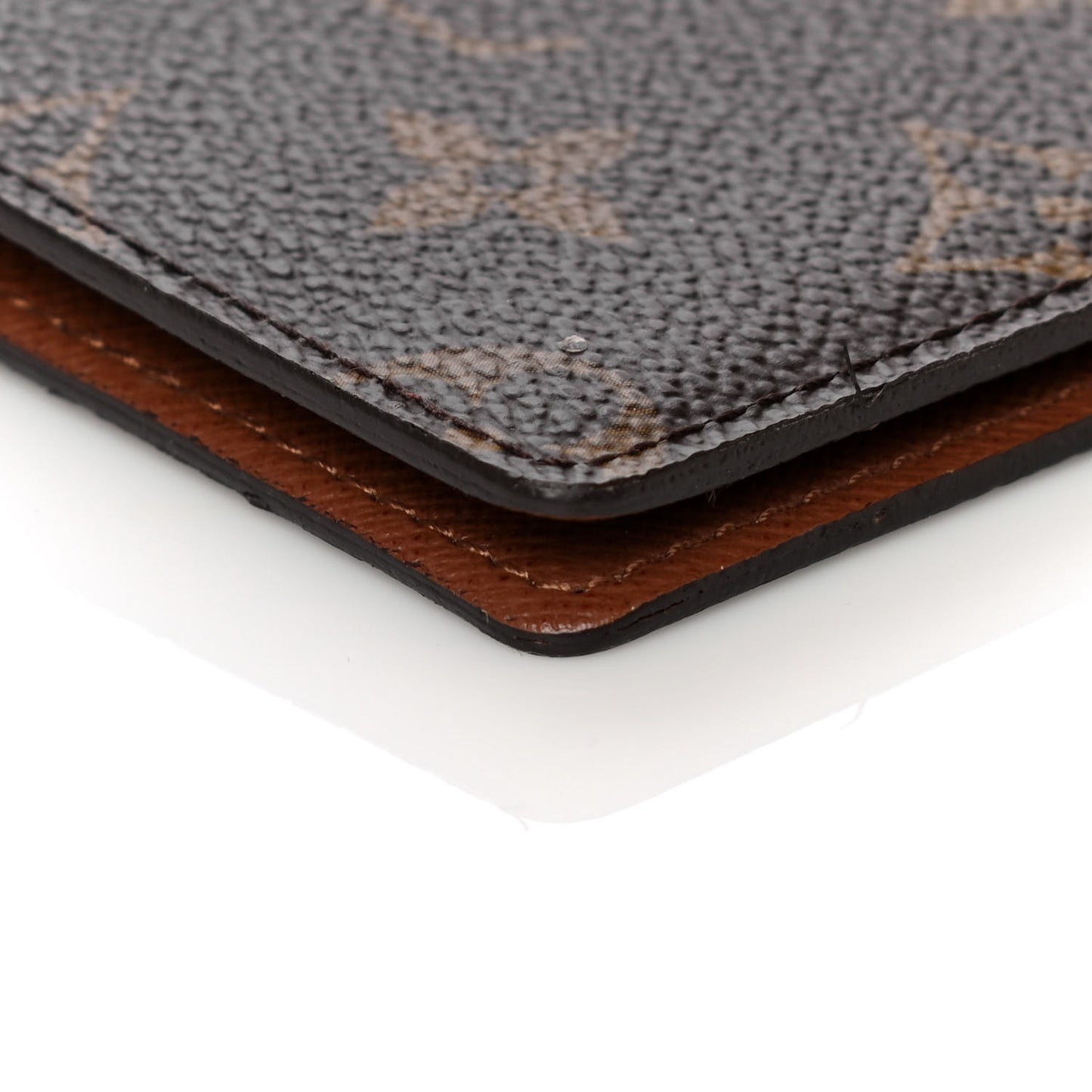 Monogram Checkbook Holder Case Wallet