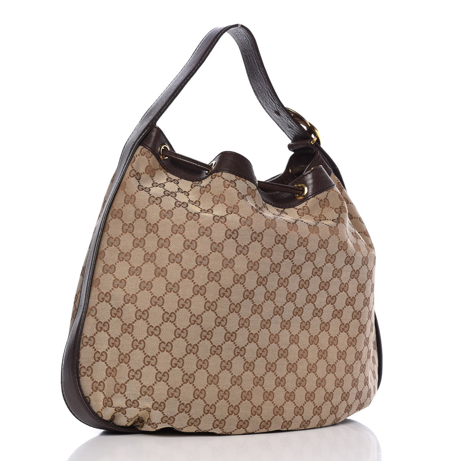 Gucci Monogram Medium Interlocking Icon Shoulder Bag Dark Brown 3 of 15