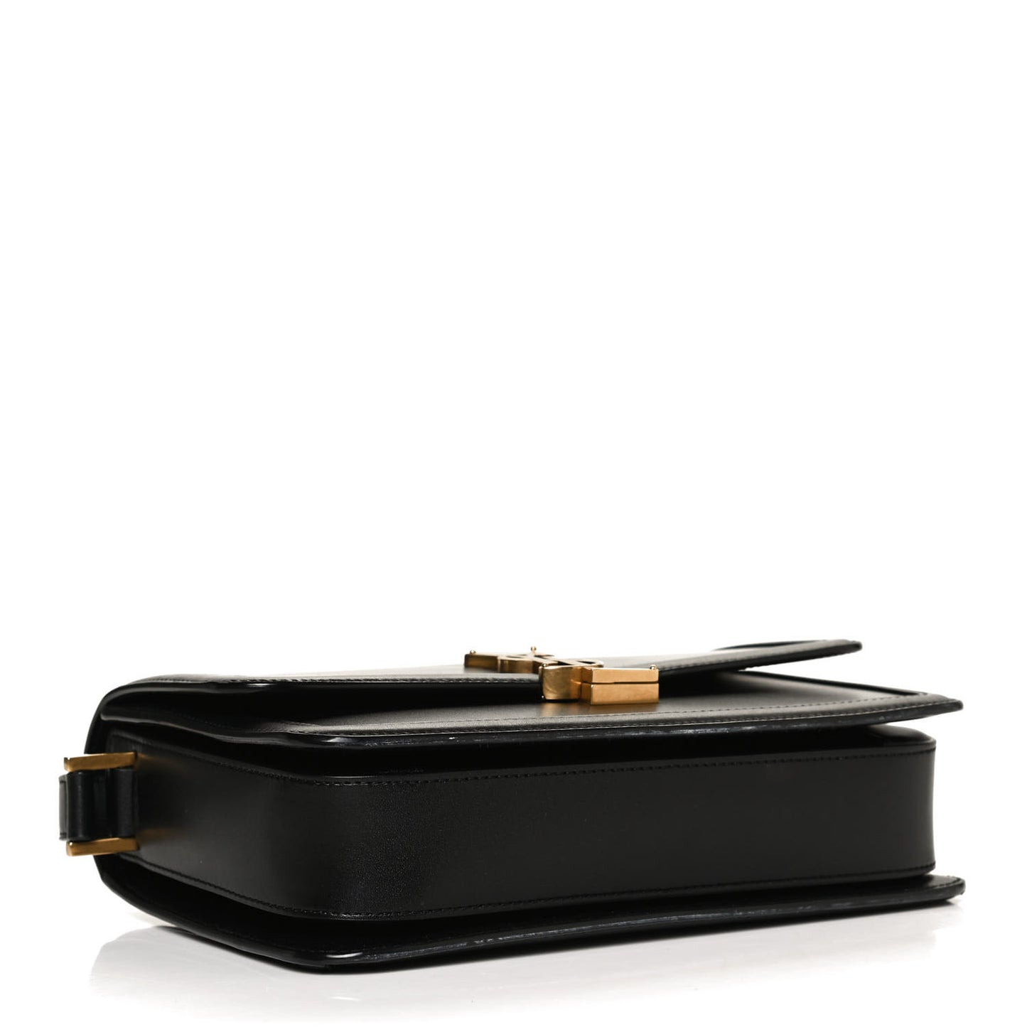 Box Calfskin Monogram Medium Solferino Satchel Black