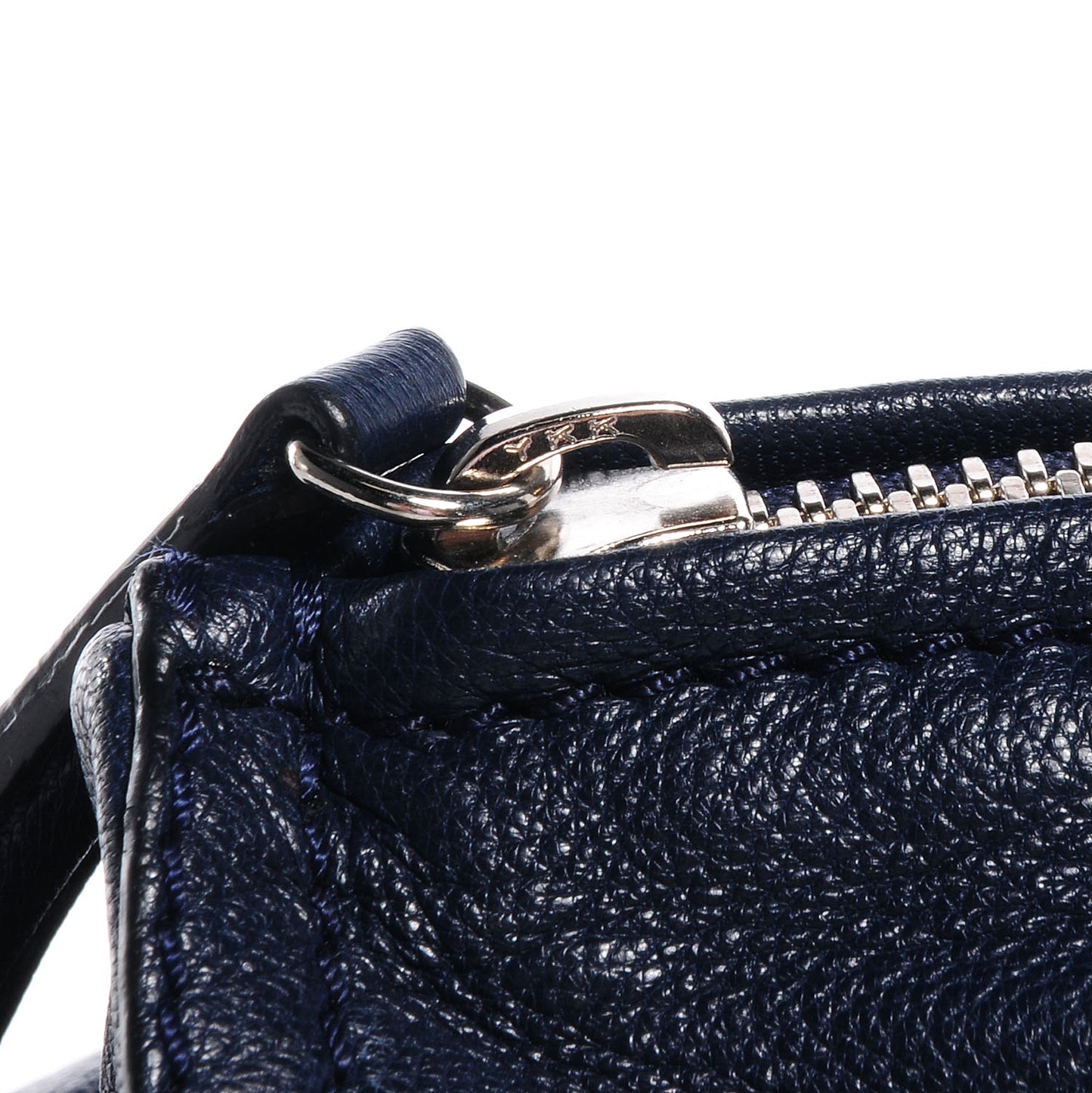 Goatskin Medium Pandora Navy