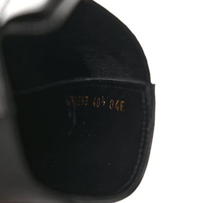 Gucci Flores Calfskin Horsebit Chain Ankle Boots 40.5 Black 8 of 11