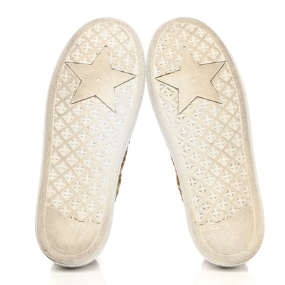 Christian Dior Velvet Oblique Womens Solar Slip On Sneakers 39 Bronze 5 of 9