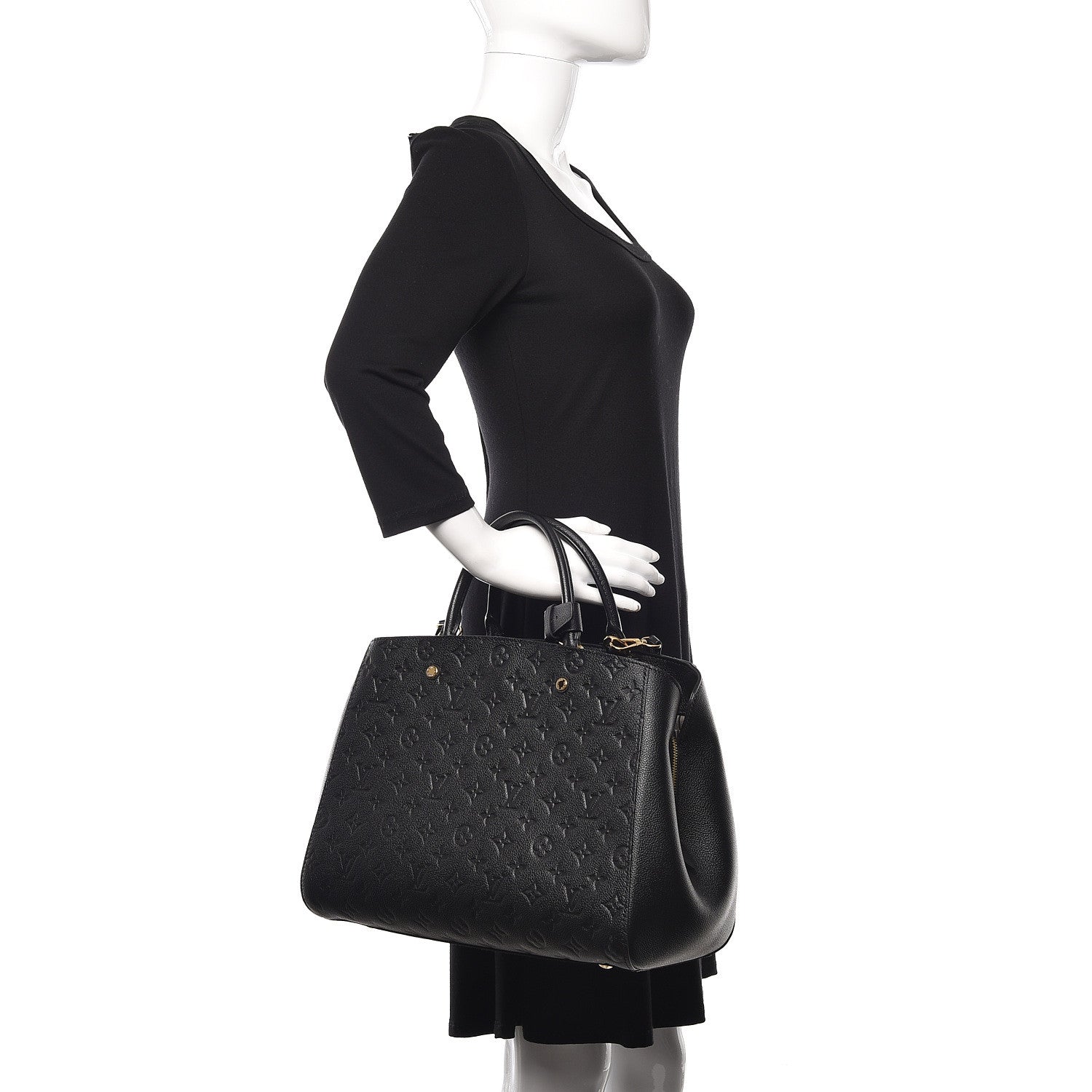 Louis Vuitton Empreinte Montaigne GM Black 2 of 14