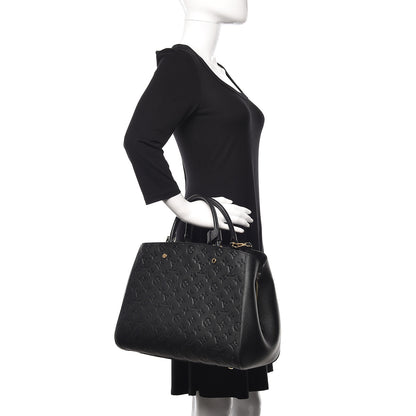 Louis Vuitton Empreinte Montaigne GM Black 2 of 14