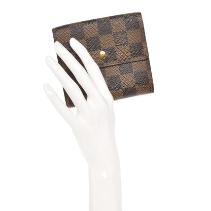 Louis Vuitton Damier Ebene Elise Wallet 2 of 8