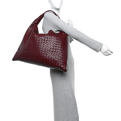 Bottega Veneta Calfskin Intrecciato Large Hop Barolo 2 of 10