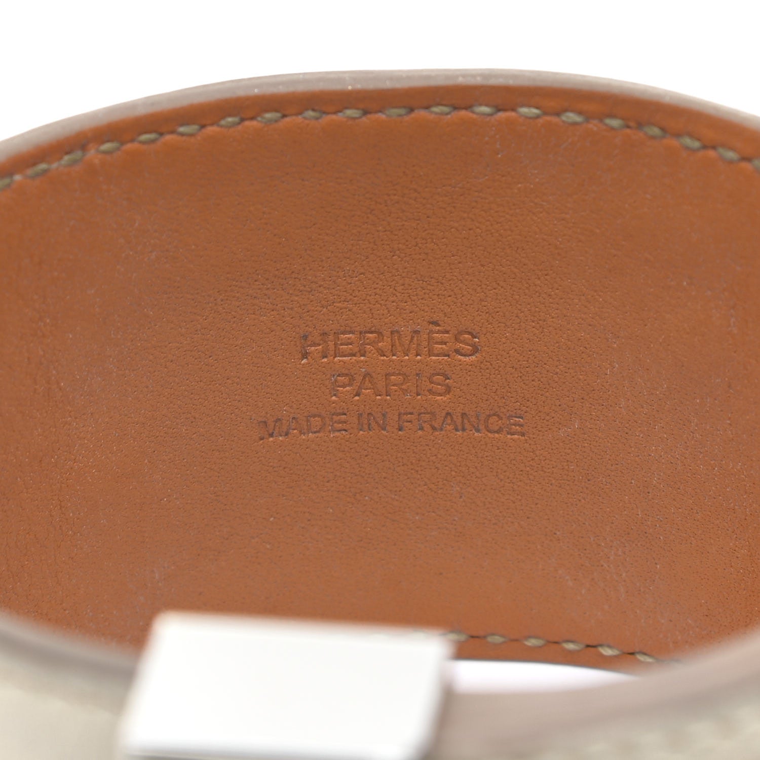 Hermes Collier de Chien CDC Bracelet L Craie 4 of 9