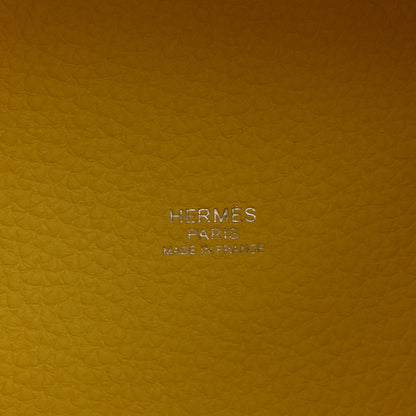 Hermes Taurillon Clemence Picotin Lock 18 PM Lime 5 of 12