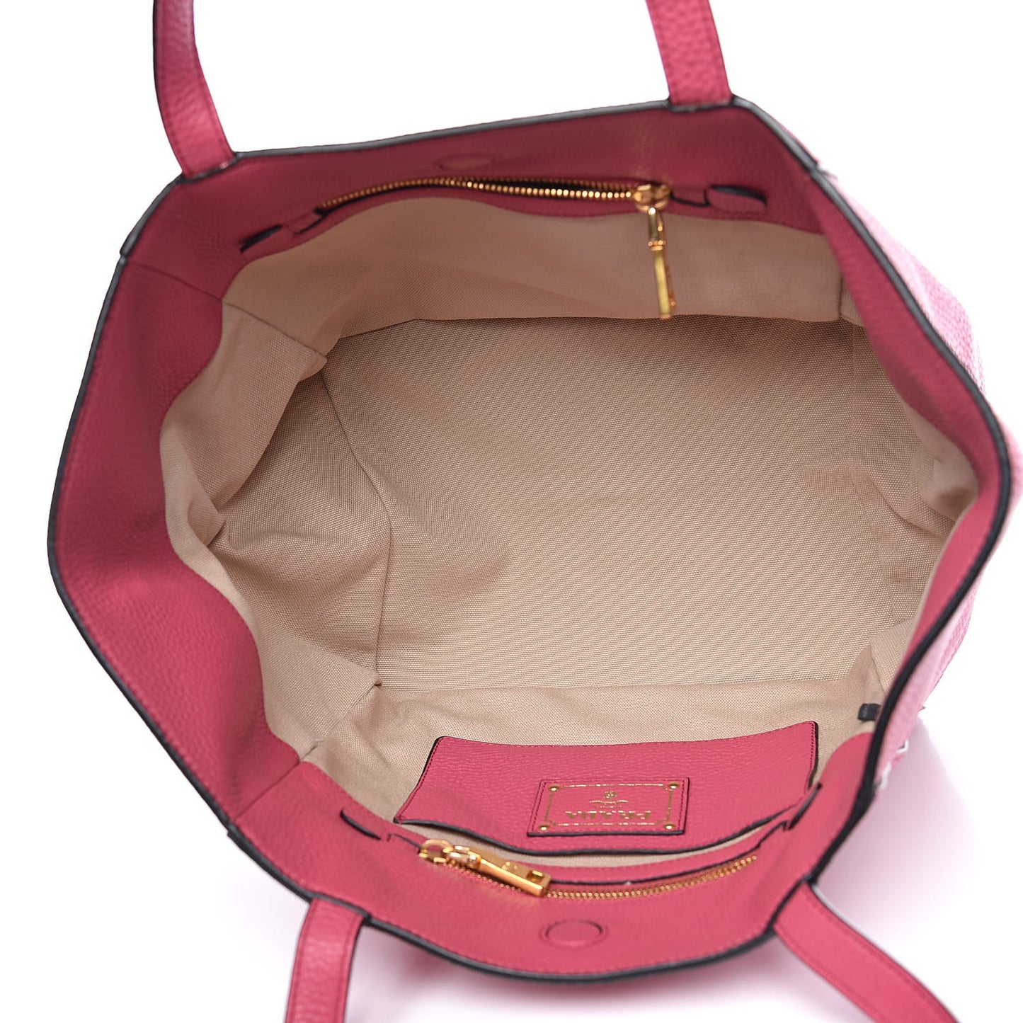 Vitello Daino Shopping Tote Peonia