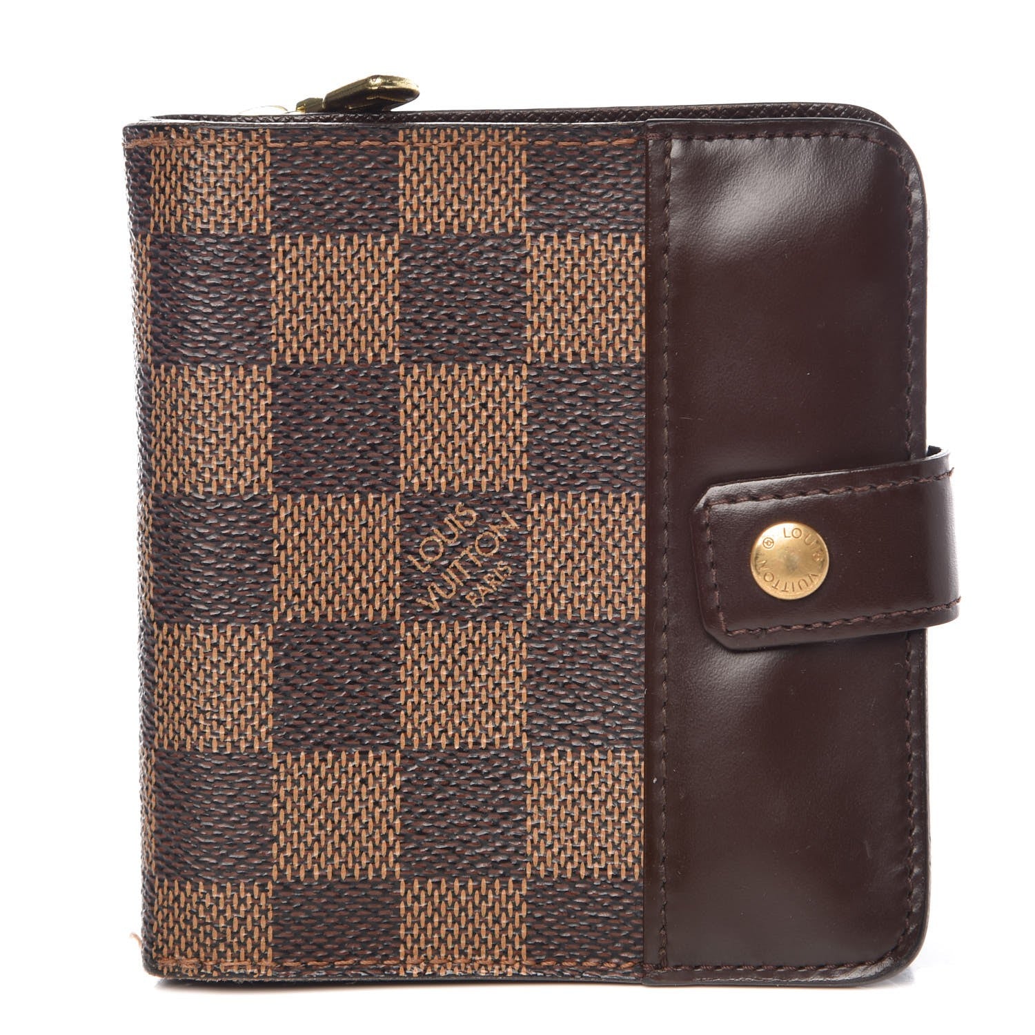 Louis Vuitton Damier Ebene Zippe Zipped Compact Wallet 1 of 11