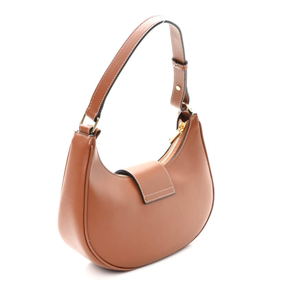Celine Smooth Calfskin Medium Strap Ava Triomphe Shoulder Bag Tan 3 of 10