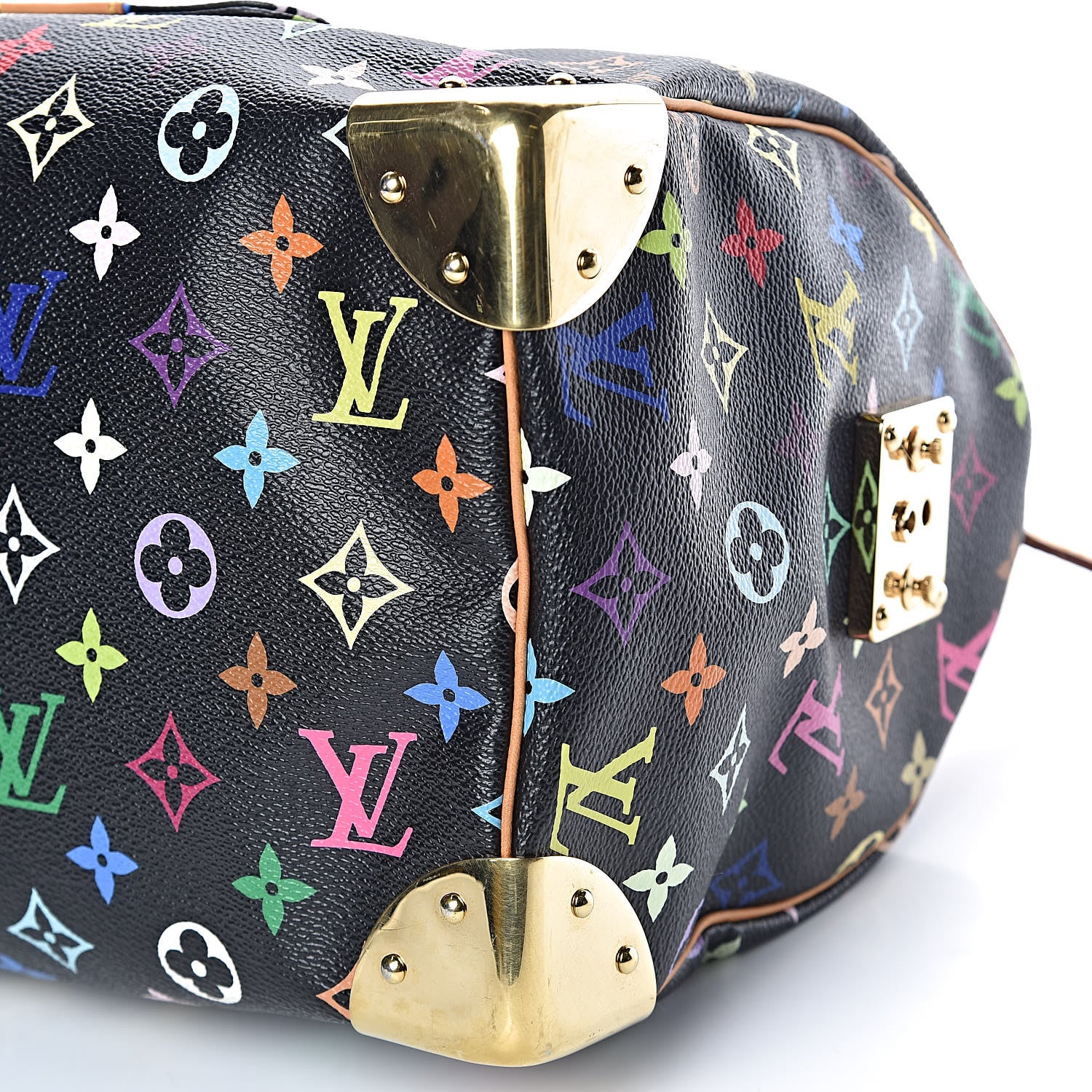Louis Vuitton Monogram Multicolor Speedy 30 Black 8 of 9