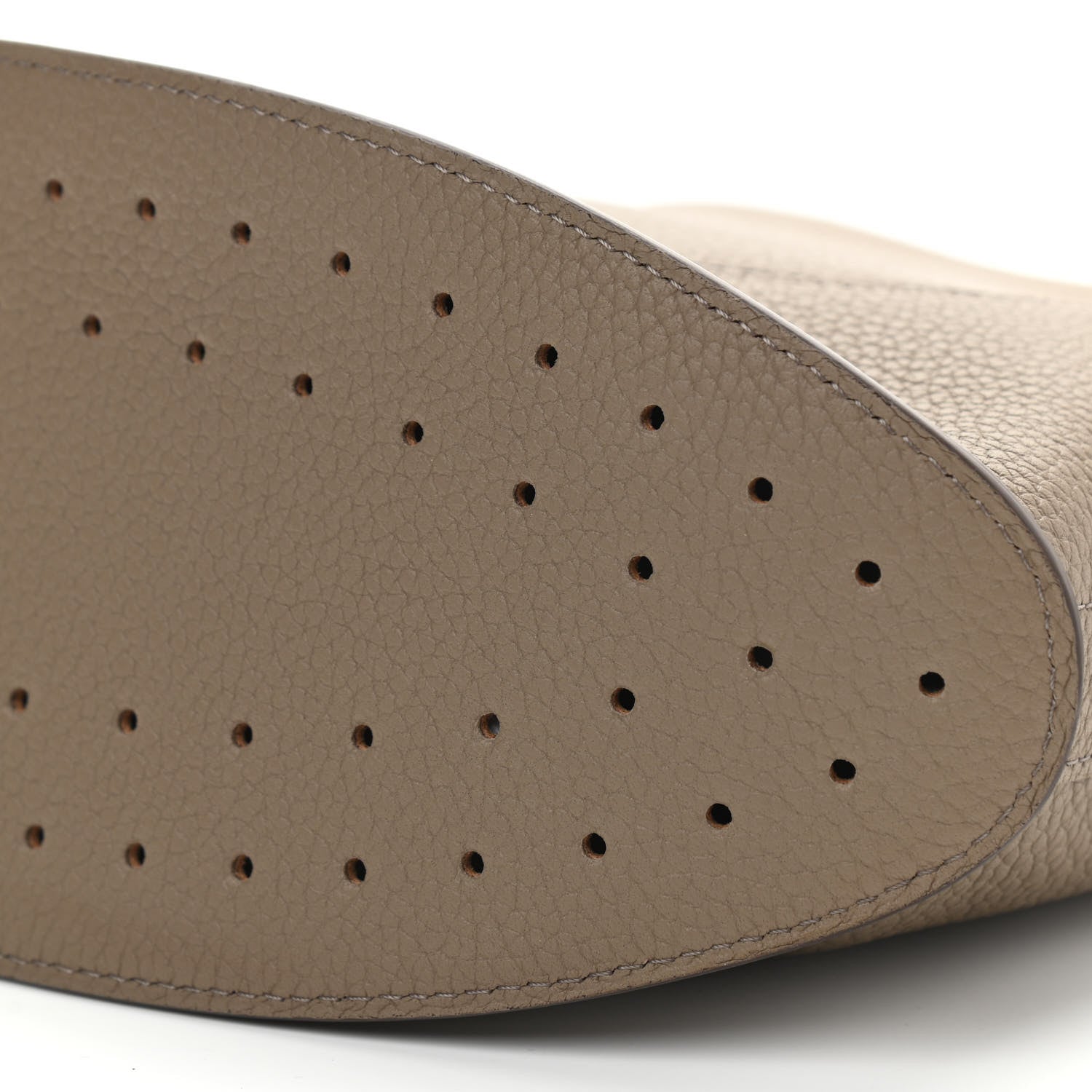 Delvaux Taurillon Pin Daily Surpique Bucket Taupe 9 of 9