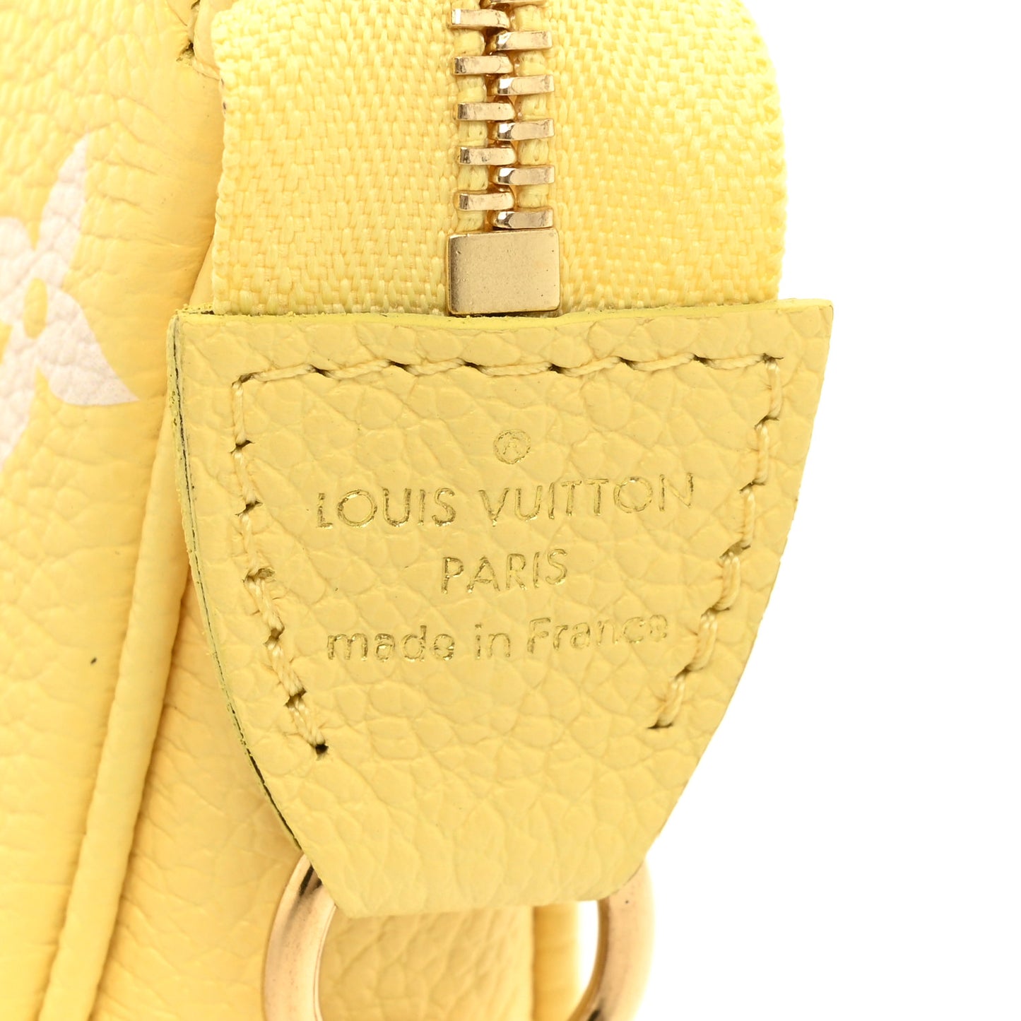 Empreinte Monogram Mini Pochette Accessories Lemon Curd Yellow