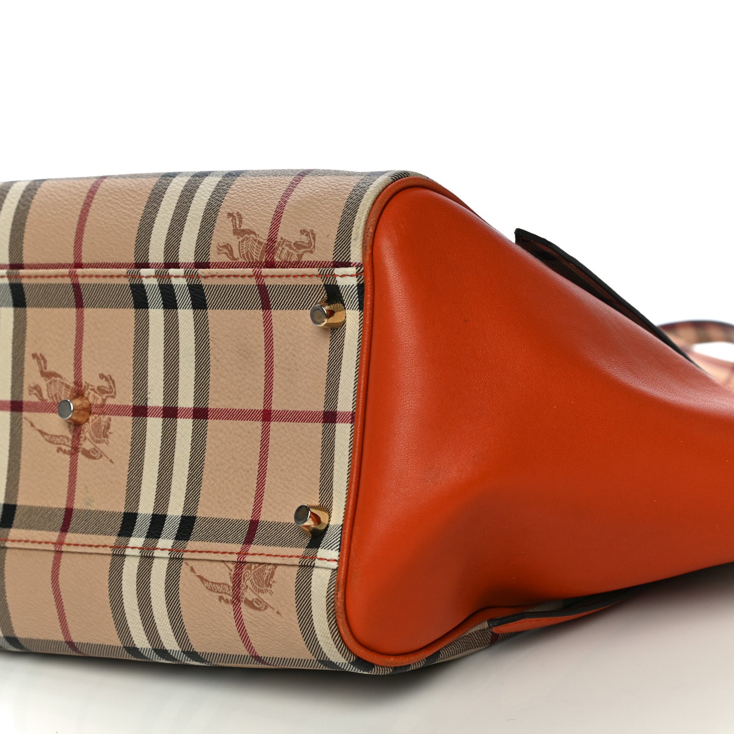 Haymarket Check Small Canterbury Tote Orange