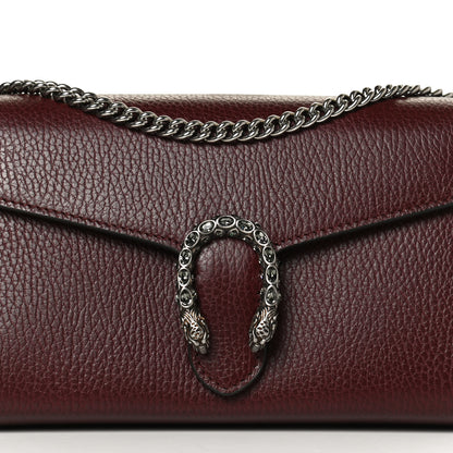 Gucci Dollar Calfskin Crystal Mini Dionysus Chain Wallet Vintage Bordeaux 7 of 10