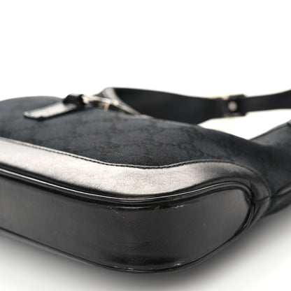 Gucci Monogram Small Jackie O Hobo Black 8 of 10