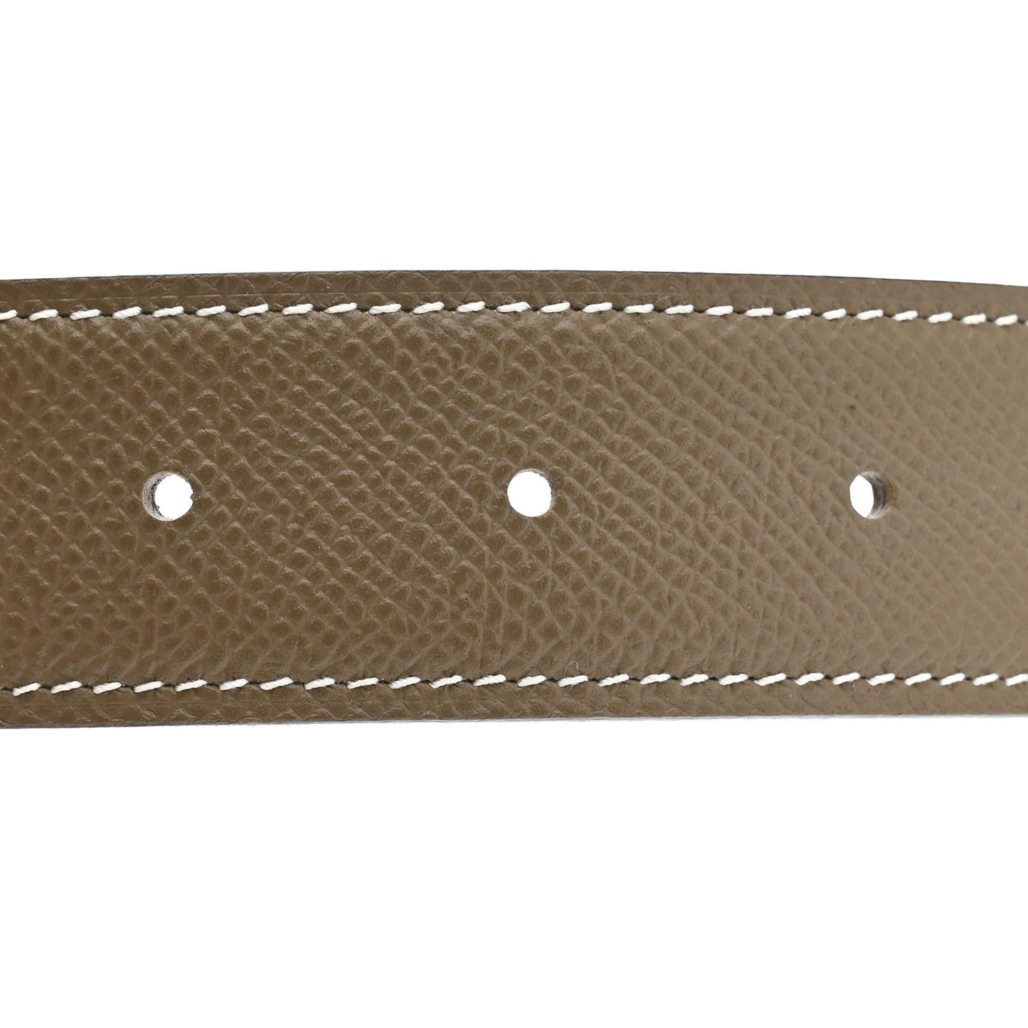 Epsom Horseshoe 32mm Belt Strap 100 40 Gold Etoupe