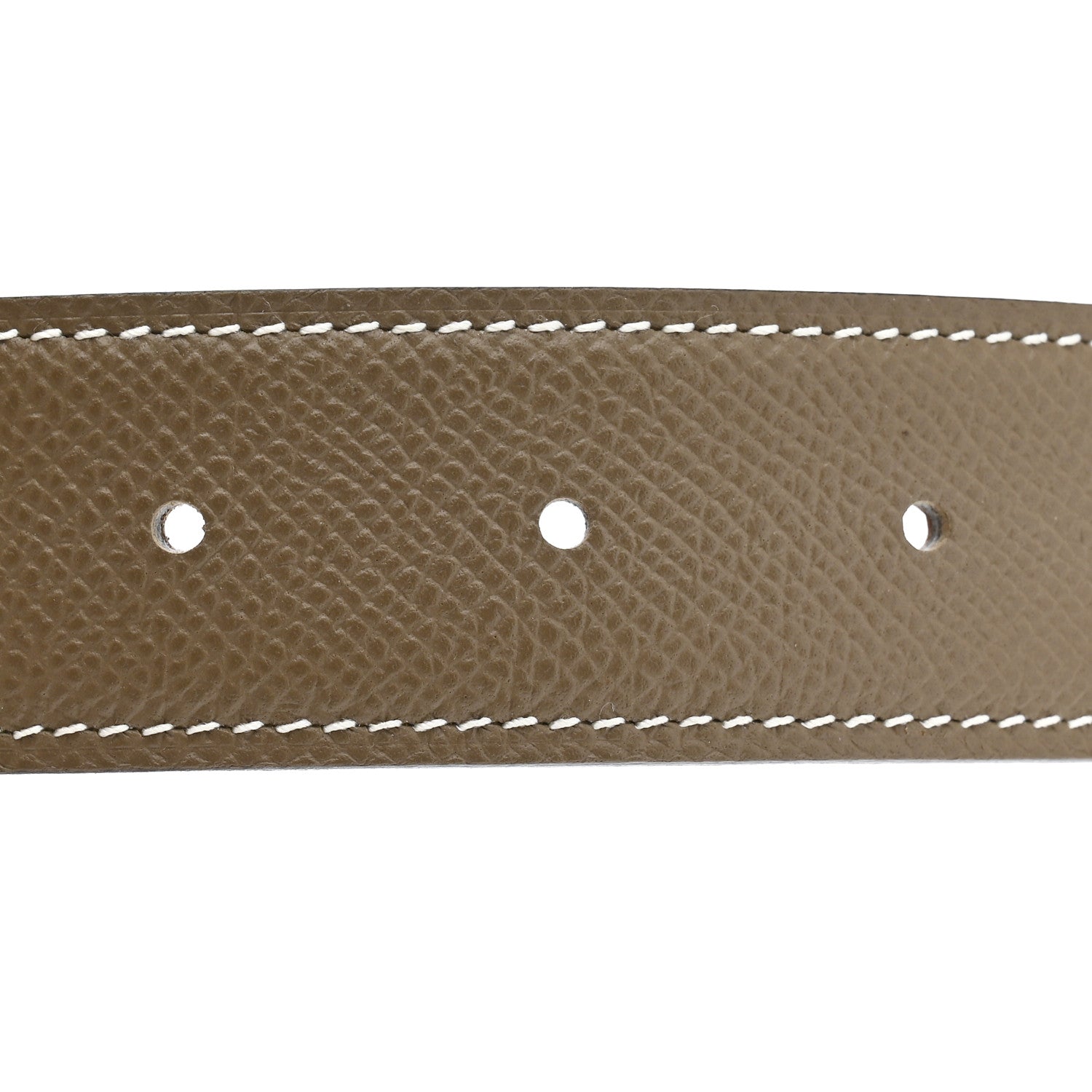 Hermes Epsom Horseshoe 32mm Belt Strap 100 40 Gold Etoupe 4 of 6