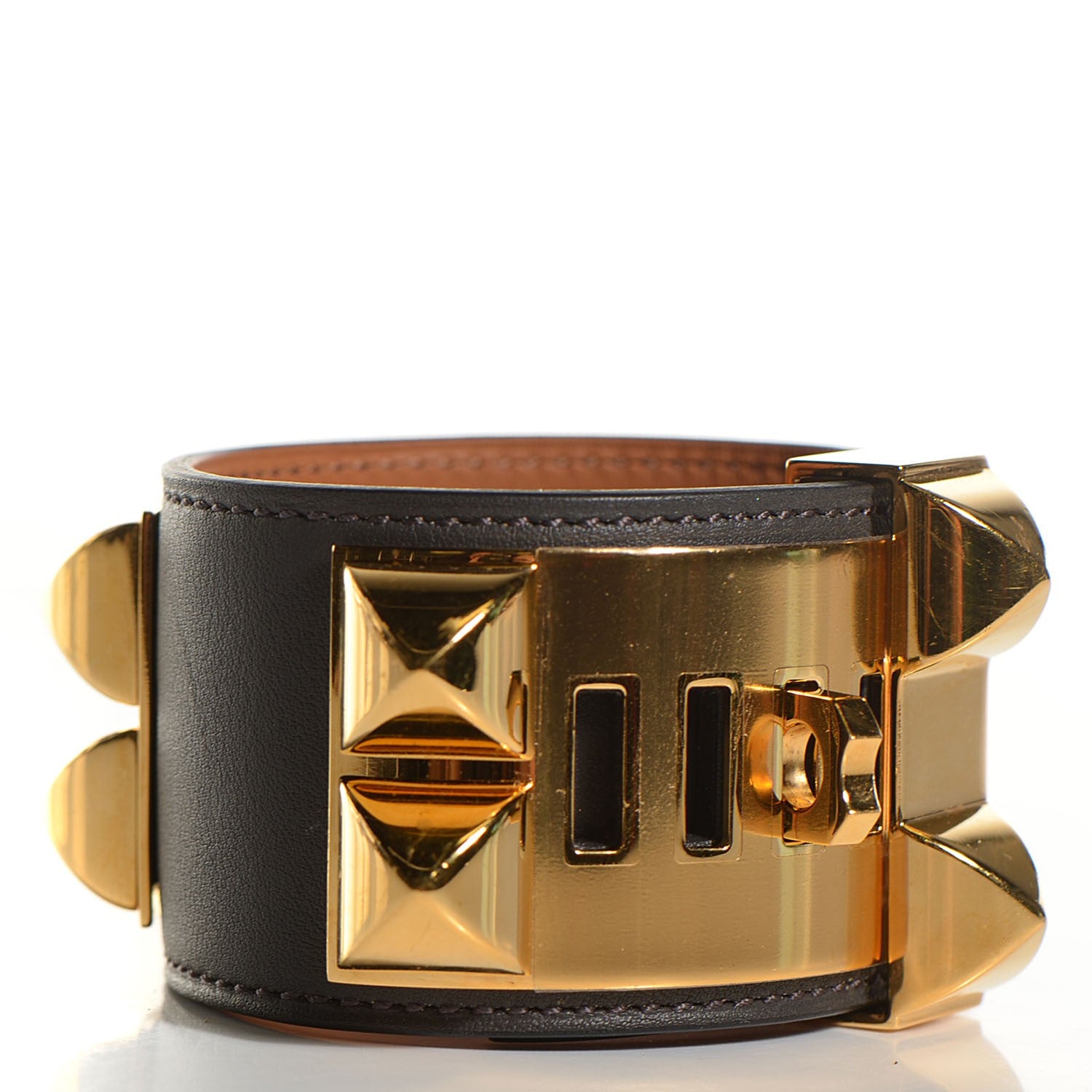 Hermes Swift Collier De Chien CDC Bracelet S Graphite 3 of 6