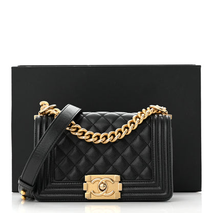 Chanel Caviar Quilted Small Boy Flap Black 13 of 13