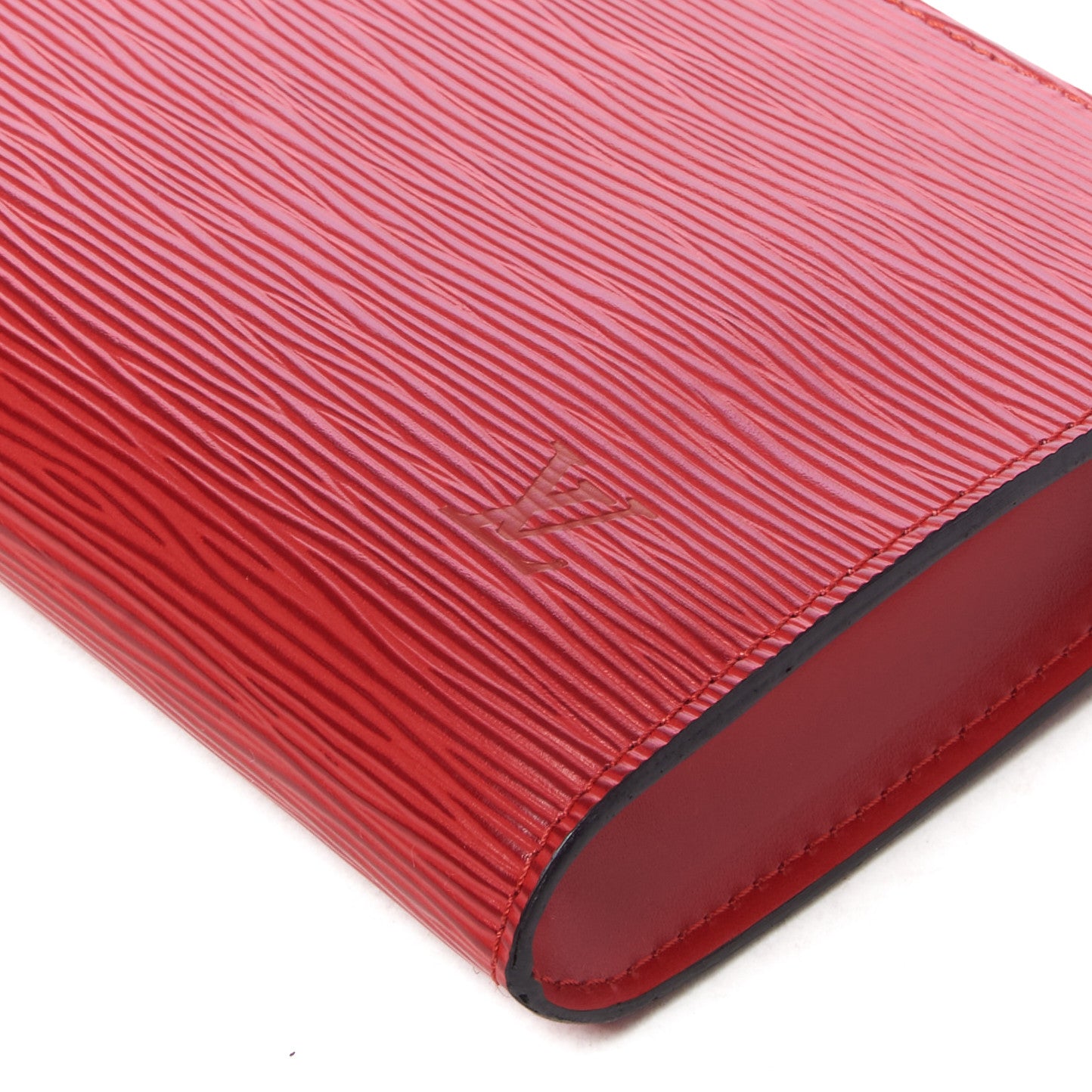 Louis Vuitton Epi Pochette Accessories 24 Castillan Red 5 of 9