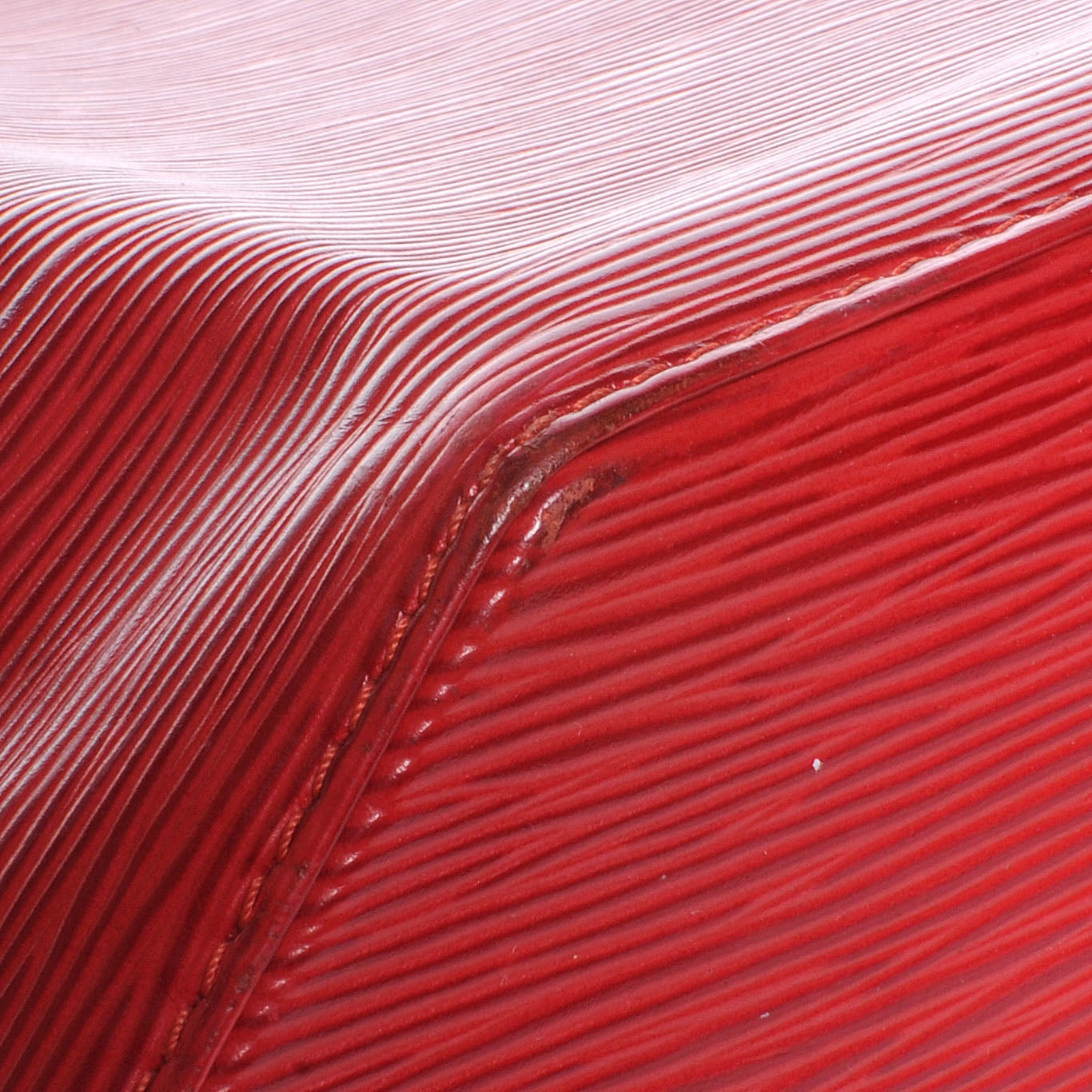 Louis Vuitton Epi Sac D'Epaule Red 5 of 8