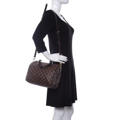 Louis Vuitton Damier Ebene Speedy Bandouliere 25 2 of 11