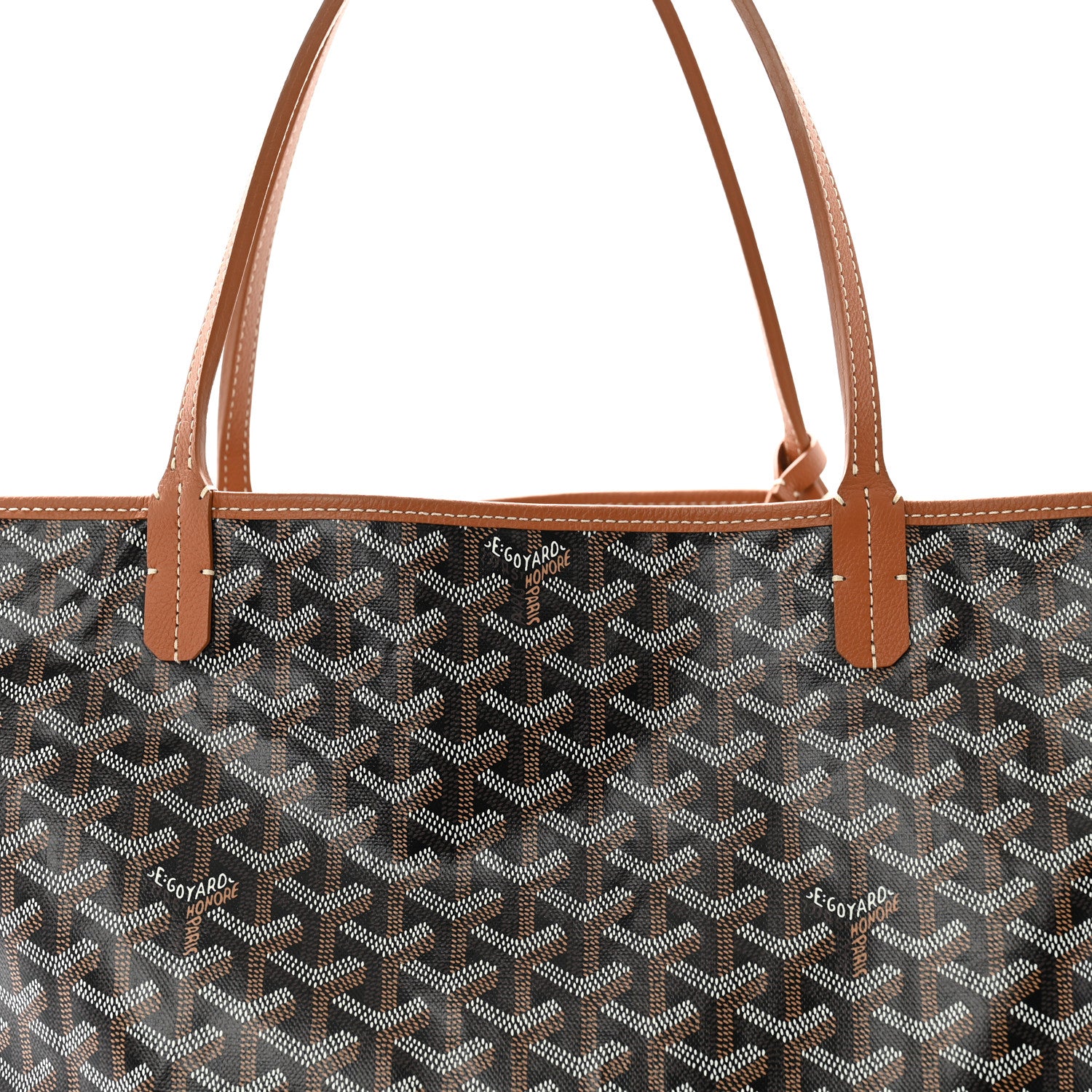 Goyard Goyardine Saint Louis GM Black Gold 9 of 11