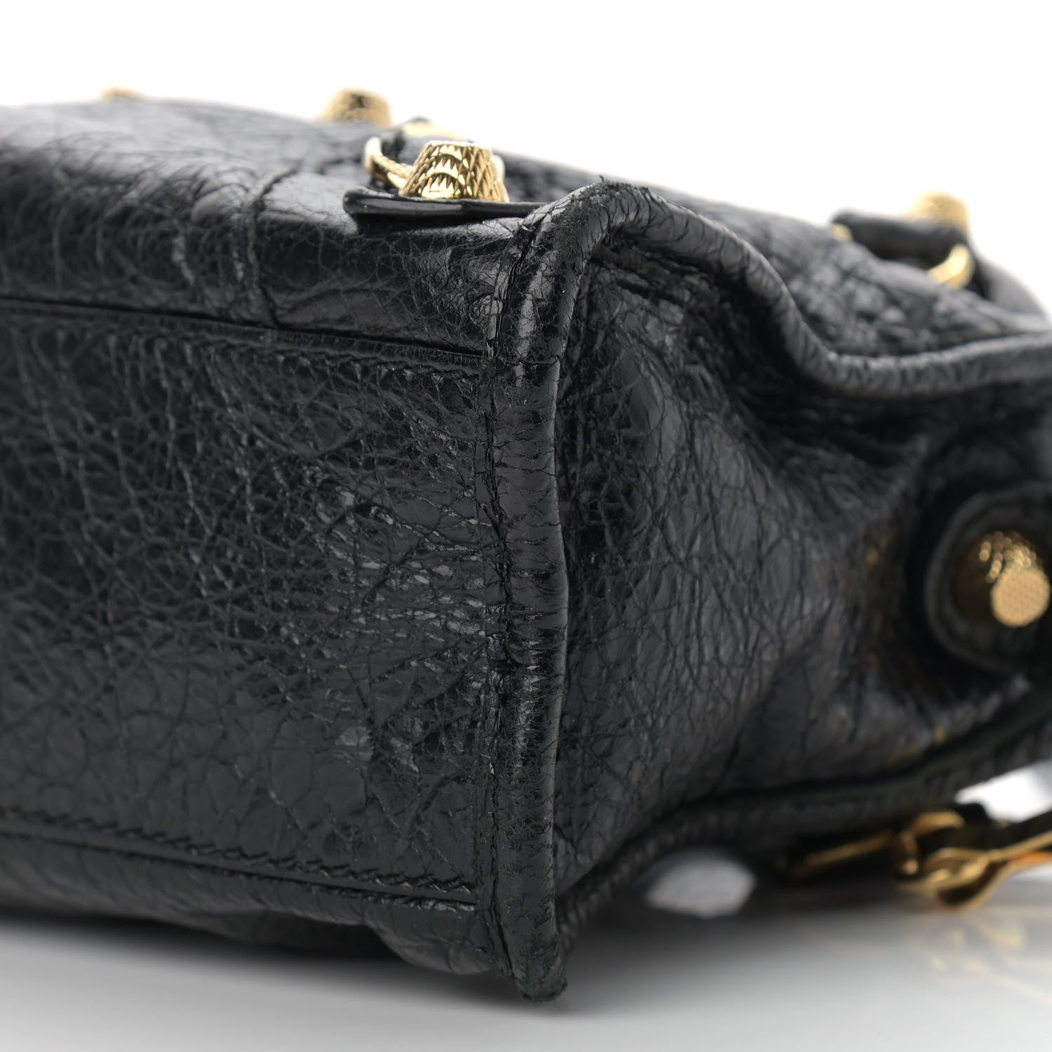 Balenciaga Agneau Giant 12 Gold Hardware Mini City Black 9 of 17