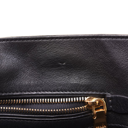 Prada Soft Calf Tote Black 12 of 18