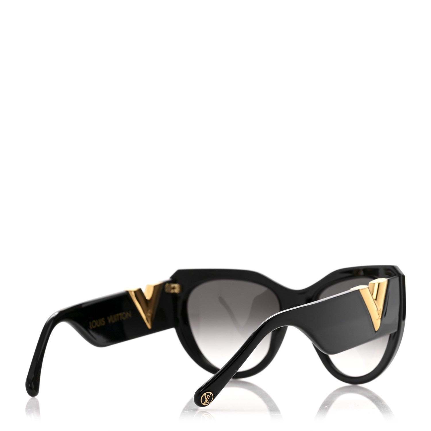 Louis Vuitton Acetate My Fair Lady Sunglasses Z1254W Black 4 of 9