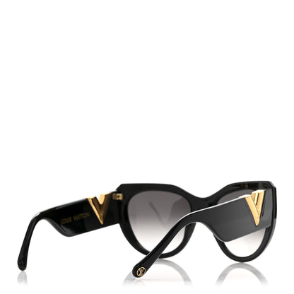 Louis Vuitton Acetate My Fair Lady Sunglasses Z1254W Black 4 of 9