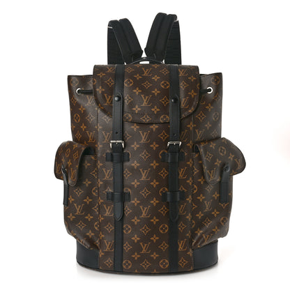 Louis Vuitton Monogram Macassar Christopher MM Backpack 1 of 8